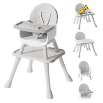 Cadeira Alta Conversível UNISWAN 6 em 1 para Bebês (6 Meses a 6 Anos) - Cinza Cadeira Alta Conversível UNISWAN 6 em 1 para Bebês (6 Meses a 6 Anos) - Cinza