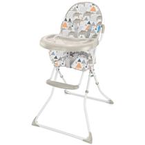 Cadeira Alta de Alimentação Bebê Portátil Infantil Dobrável Desde 6 Meses Até 15 Kg Refeição Slim Multilaser Baby Bege - Multikids Baby