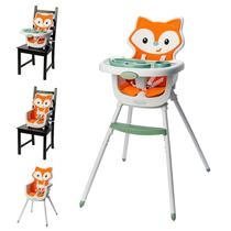 Cadeira Alta Infantino Grow-with-Me 4 em 1 - Conversível - Tema Raposa