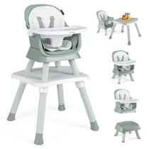 Cadeira Alta para Bebê BABY JOY 8 em 1 Conversível e Assento Elevatório Cadeira Alta para Bebê BABY JOY 8 em 1 Conversível e Assento Elevatório