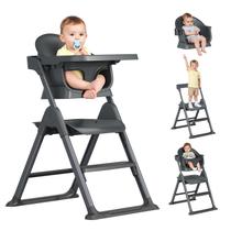 Cadeira alta para bebês Kisuplus 6 em 1 conversível azul marinho