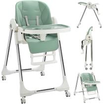 Cadeira alta para bebês Rengue Portable com rodas e ajustável