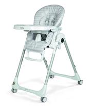 Cadeira alta Peg Perego Prima Pappa Zero 3 Linear Cinza