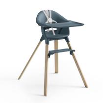 Cadeira alta Stokke Clikk Fjord Blue All-in-One 6-36m/15kg