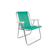Cadeira Alumínio Alta Dobrável 110kg Sannet Verde - Mor, Opção: Verde Anis
