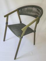 Cadeira Aluminio e Corda Náutica Proteção UV