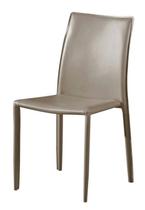 Cadeira Amanda PVC Fendi Base Metal - 71973