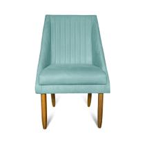Cadeira ana sued azul tiffany