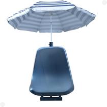 Cadeira Anatômica Tipo Concha Com Suporte De Guarda Sol Cadeira Anatômica Tipo Concha Com Suporte De Guarda Sol