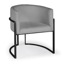 Cadeira Angico em Aço Carbono Preto Cadeira Angico em Aço Carbono Preto