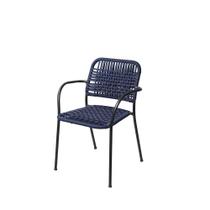 Cadeira Anne em Corda Náutica Azul