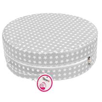 Cadeira antiderrapante infantil Booster Seat Zicac cinza 34x34x10cm