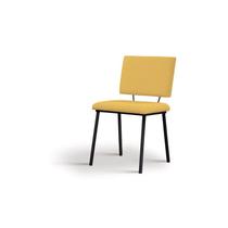 Cadeira Antonella Linho Amarelo 77x45x45 cm Daf Mobiliário