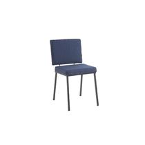 Cadeira Antonella Linho Azul Marinho 77x45x45 cm Daf