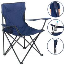 Cadeira Araguaia Dobrável para Camping com Braço e Porta Copo 16918 BELFIX