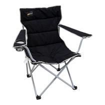 Cadeira Articulada Para Camping Viagem e Lazer Boni Preta - NTK NAUTIKA