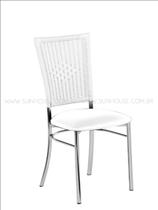 Cadeira Assento material sintético Branco Enc. Junco Branco - 17606
