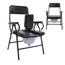 Cadeira Assento Sanitario Vaso Banheiro Idoso Pcd Cadeirante Acolchoada Banho Pinico Macio Confortavel Higiene