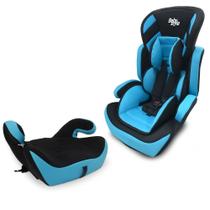 Cadeira Automovel Carro Bebe Tx Assento Booster Elevação Infantil 2 Alturas Protetor Apoio de Cabeça 9 A 36kg Star Baby Azul