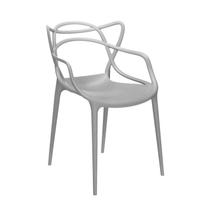 Cadeira Aviv Cinza Polipropileno 83x51x56cm Fratini