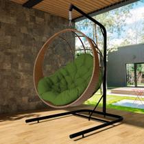 Cadeira Balanço Ninho Suspenso com Suporte e Almofada Impermeável