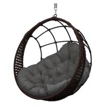Cadeira Balanço Ninho Suspenso em Corda Náutica Luxo