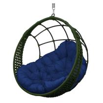 Cadeira Balanço Ninho Suspenso em Corda Náutica Luxo