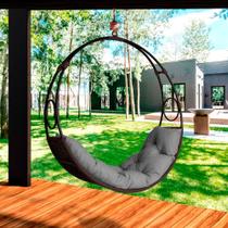 Cadeira Balanço Suspenso Lua em Corda Náutica