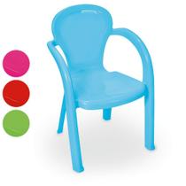 Cadeira Banco Plástica Brinquedo Infantil Colorida Escola UN - Usual Utilidades