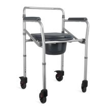 Cadeira banho aluminio 100kg desmontavel