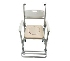 Cadeira Banho Em Alumínio Rodas Até 100Kg Modelo S40 Cadeira Banho Em Alumínio Rodas Até 100Kg Modelo S40