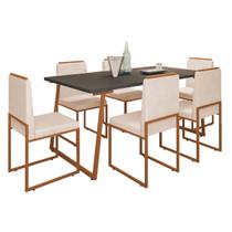Cadeira Barcelona Base Bronze - 95cm X 44cm