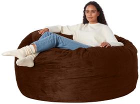 Cadeira Bean Bag Amazon Basics Memory Foam 5 pés marrom