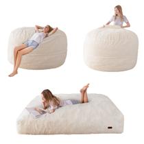 Cadeira Bean Bag Bed MAXYOYO Colchão de sofá conversível grande