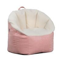Cadeira Bean Bag Big Joe Milano Oat Sherpa Desert Rose Cadeira Bean Bag Big Joe Milano Oat Sherpa Desert Rose