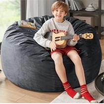 Cadeira Bean Bag Codi Kids de 3 pés de espuma viscoelástica a carvão Cadeira Bean Bag Codi Kids de 3 pés de espuma viscoelástica a carvão