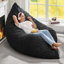 Cadeira Bean Bag Hobestluk 3 em 1 gigante para adultos Chevron Cadeira Bean Bag Hobestluk 3 em 1 gigante para adultos Chevron