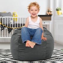 Cadeira Bean Bag Hobestluk preenchida com espuma viscoelástica de 75 cm