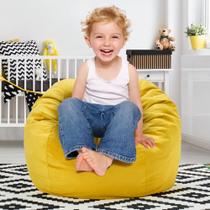 Cadeira Bean Bag Hobestluk preenchida com espuma viscoelástica de 75 cm