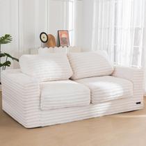 Cadeira Bean Bag MAXYOYO Giant para adultos com travesseiros brancos Cadeira Bean Bag MAXYOYO Giant para adultos com travesseiros brancos