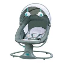 Cadeira Bebê Atividade Balanço Automático Musical Até 18kg Cor Verde-escuro - Mastela