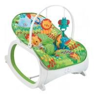Cadeira Bebê Descanso Musical Vibratória Móbile 18 Kg Safari - Color Baby