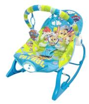 Cadeira Bebê Patrulha Canina Descanso Balanço Musical 18kg - Tapuzim