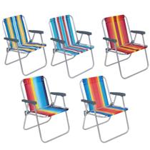 Cadeira Bel Alta Alumínio Dobrável Várias Cores Leve Resistente Prática Ideal para Praia Camping e Pescaria Cadeira Bel Alta Alumínio Dobrável Várias Cores Leve Resistente Prática Ideal para Praia Camping e Pescaria