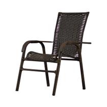 Cadeira Bela em Fibra Sintética com Proteção Raio UV para Edícula, Terraço, Quintal - Pedra Ferro