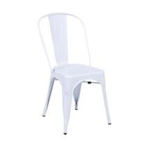 Cadeira Berlim Branco Aço 85x44x50cm Fratini