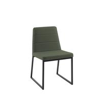 Cadeira Berlin Linho Verde 84x54x54 cm Daf Mobiliário