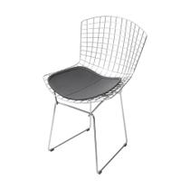 Cadeira Bertoia Cromada - Preta