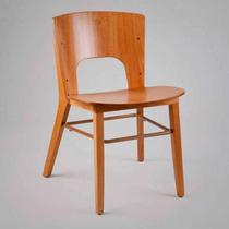 Cadeira Betina Encosto e Base Mel Assento em Várias Cores - Datelli Design