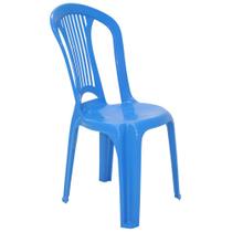Cadeira Bistro Tramontina Atlantida em Polipropileno Azul